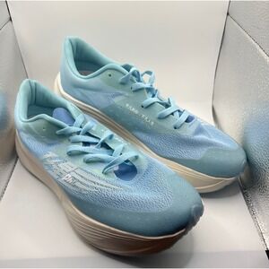 Light Blue Athletic Running Shoes Men's Size 9.5 Breathable Mesh Lightweight